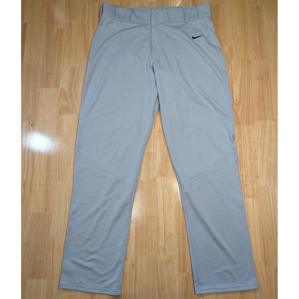 Nike BSBL Baseball Pants Men 36x34 Gray New With Tags Athletic